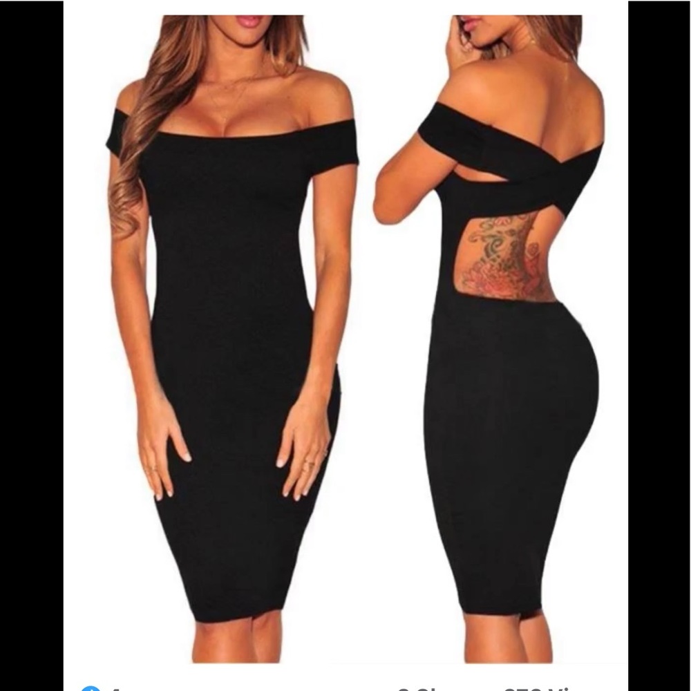 Cross back T-shirt mini dress Fits 6-8-10